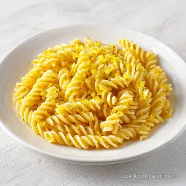 Light Citrus Pasta Side in 15 Minutes Recipe Card