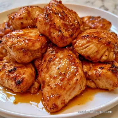 Baked Maple Mustard Chicken Thighs Recipe Card