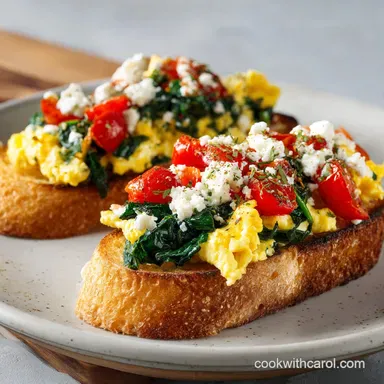 Mediterranean Breakfast Sandwich: Fluffy Recipe Card