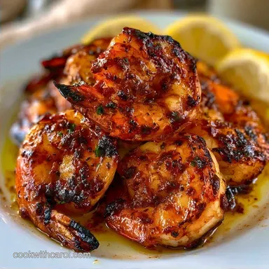 Mediterranean Grilled Shrimp for 4