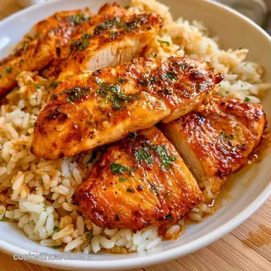 Chicken and Rice: One-Pan Baked Recipe Card