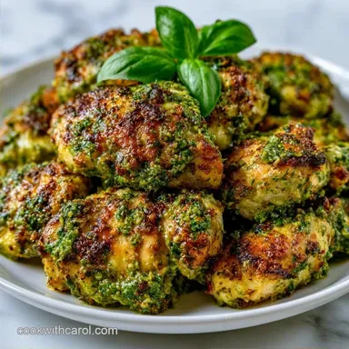 Oven Baked Pesto Chicken Thighs for 4