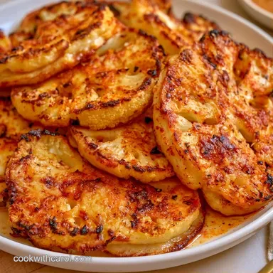 Parmesan Cauliflower Steaks in 35 Minutes Recipe Card