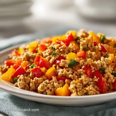 Protein Breakfast Taco Scramble: 30 Min Recipe Card