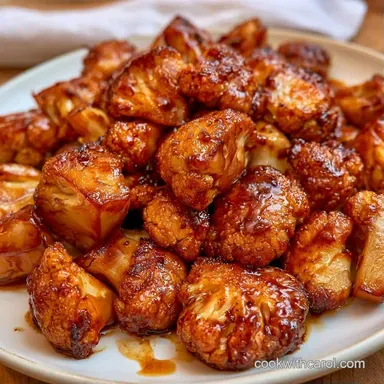 Roasted Balsamic Cauliflower with Honey Recipe Card