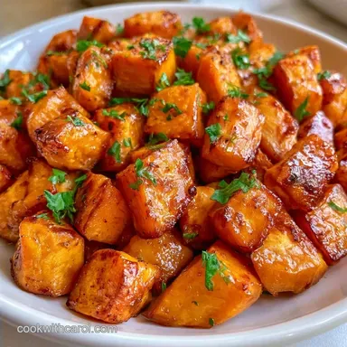 Crispy Roasted Sweet Potato Dinner