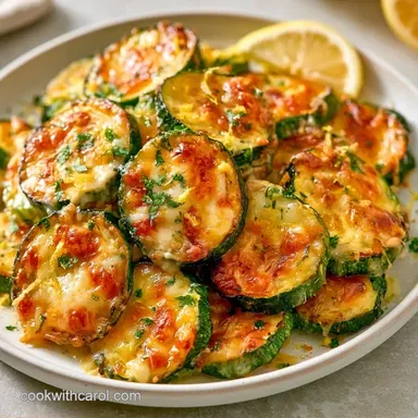 Quick Parmesan Roasted Zucchini