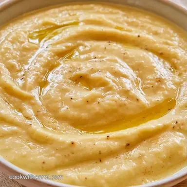 Smoky Cauliflower Soup for 6 Servings Recipe Card