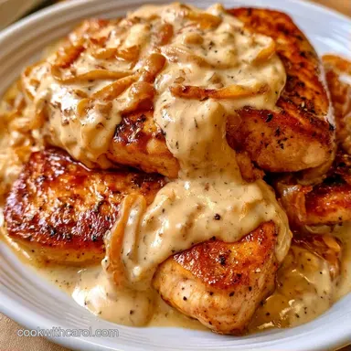 Sour Cream Onion Chicken in 30 Minutes Recipe Card