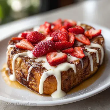 Strawberry French Toast Bake: Make-Ahead Recipe Card