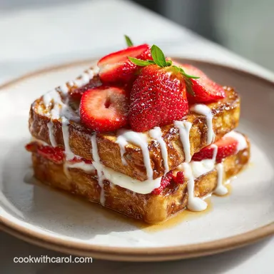 Strawberry French Toast Bake: Make-Ahead