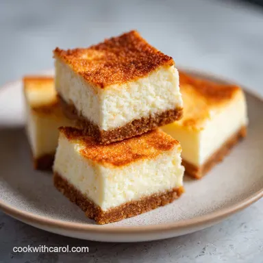 Sugar Free Cheesecake Bars: Silky and Creamy for 16 Bars