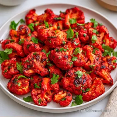 Tandoori Roasted Cauliflower Party-Ready Recipe Card