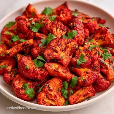 Tandoori Roasted Cauliflower Party-Ready
