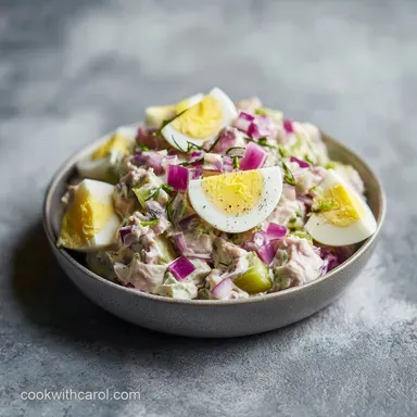 Tuna Egg Protein Bowl in 17 Minutes