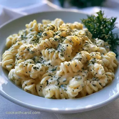 Whipped Dressing Pasta Salad: Creamy