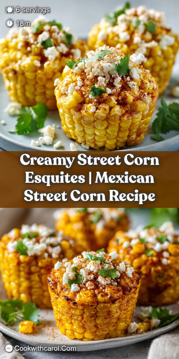 Close-up of juicy yellow corn kernels coated in a rich white cream, dusted with red paprika and fresh cilantro leaves.