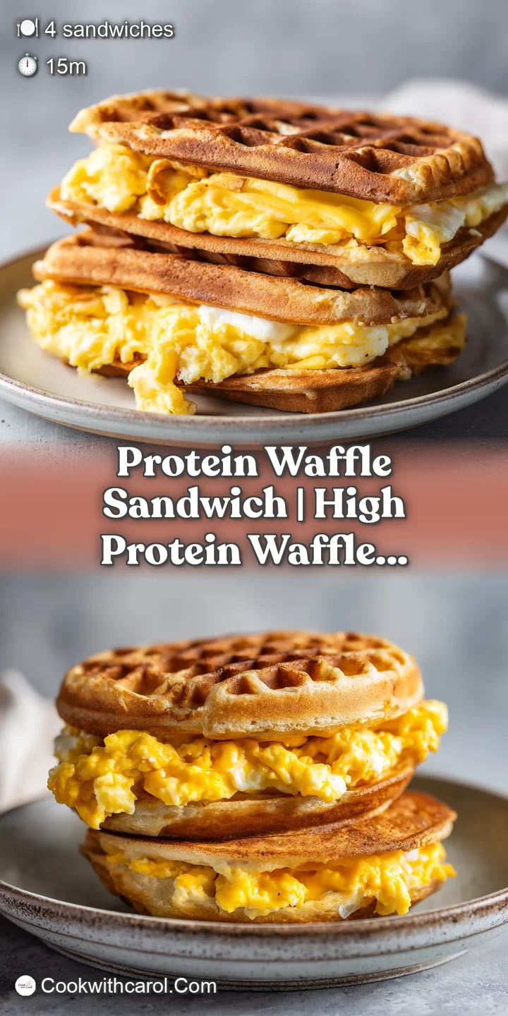 Close-up of a crispy waffle pocket filled with gooey melted cheese and a runny egg yolk glistening in the light.