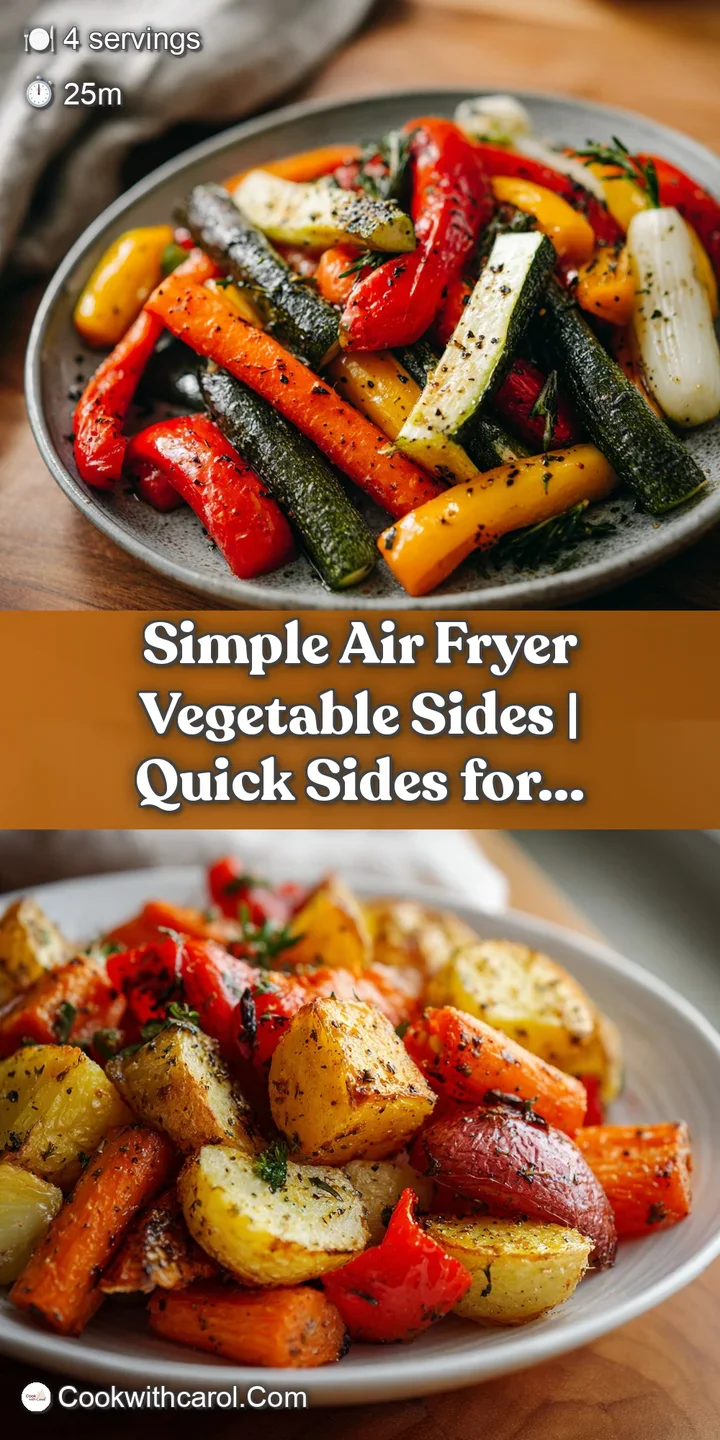 Close-up of tender, crisp-tender broccoli florets and sweet carrot slices, lightly seasoned.