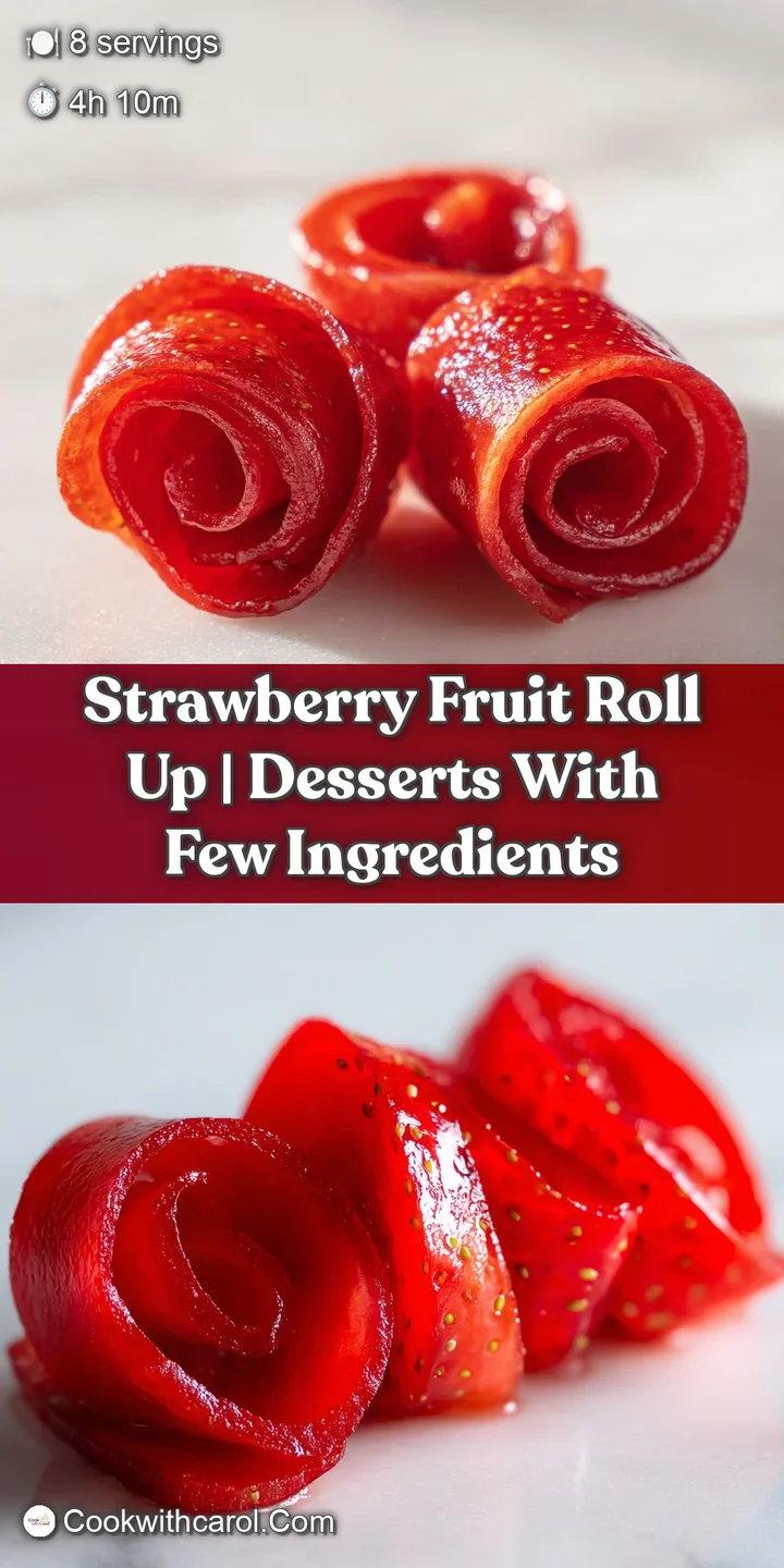 Macro shot of a chewy, translucent strawberry roll with a glistening surface and a ripe berry slice on top.