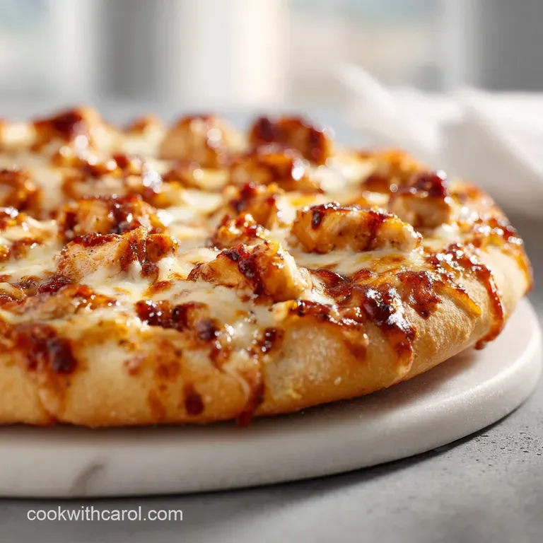 Sliced savory pizza on a rustic wooden peel, showing bubbling golden cheese and charred, crispy crust edges.