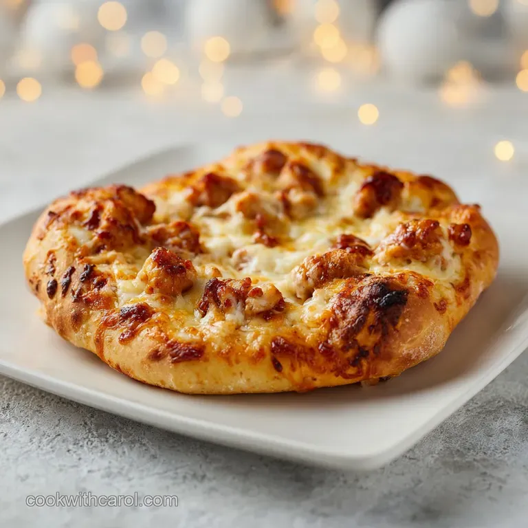BBQ Chicken Pizza: Mahogany Brown Crust