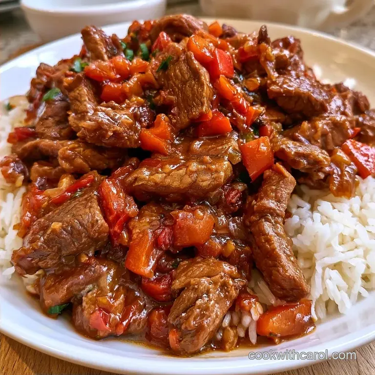 Beef Skillet with Ground Beef and Rice