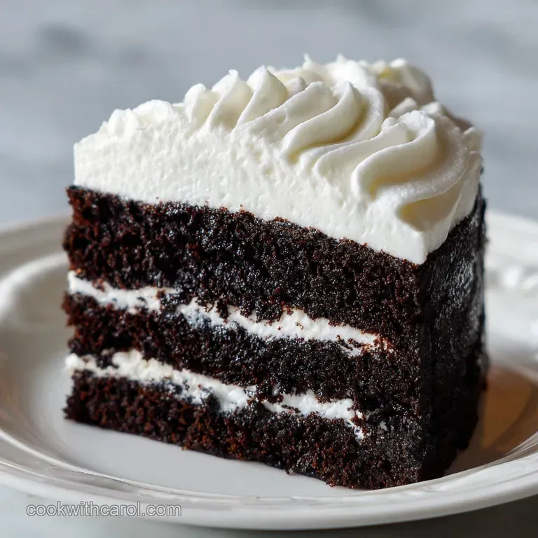 Black Velvet Cake: Decadent and Silky