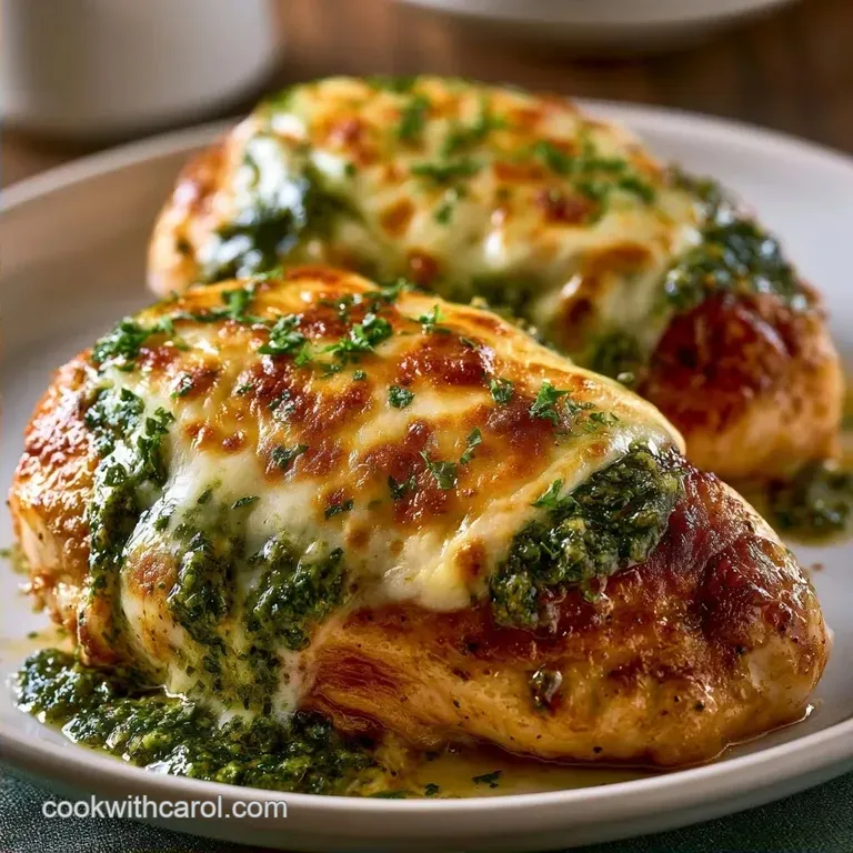 Cheesy Baked Pesto Chicken Thighs: Juicy and Golden