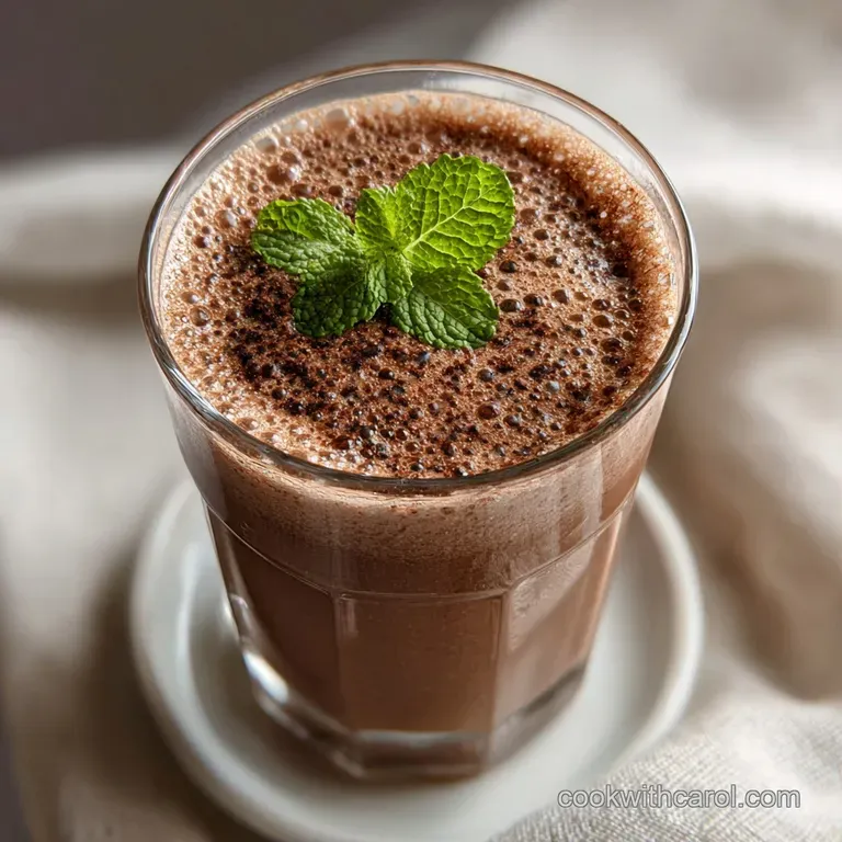 Chocolate Protein Smoothie: Creamy and Rich