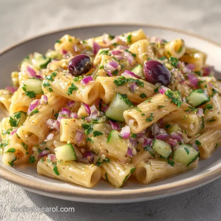 Cold Lemon Pasta Salad: Zesty and Fresh