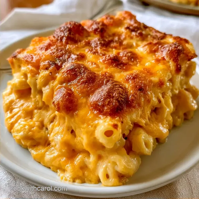 Creamy Baked Mac and Cheese with Cream Cheese