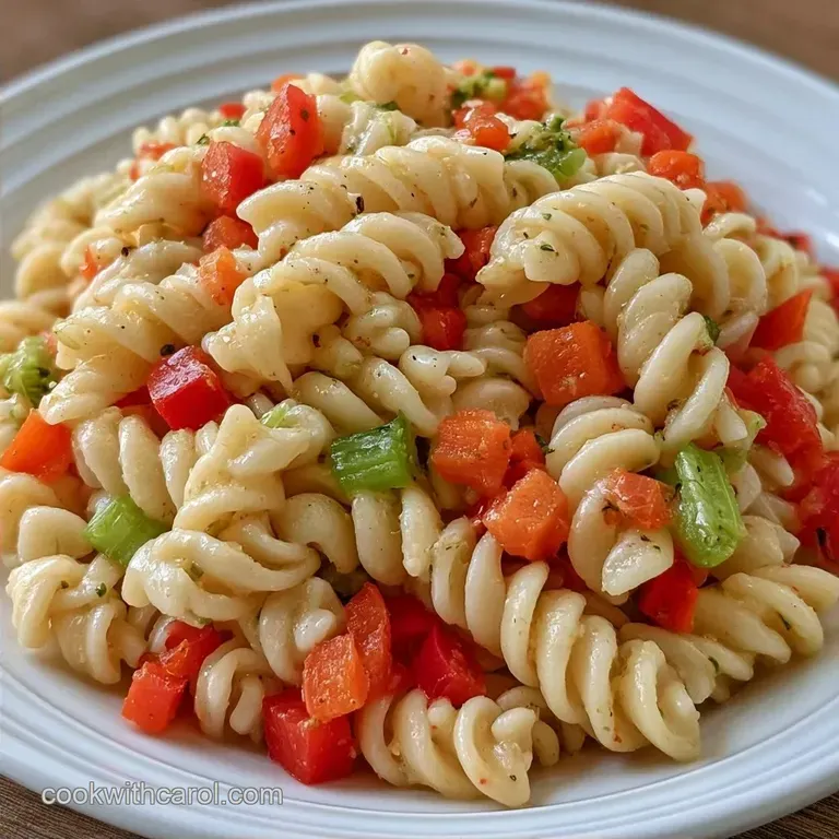 Creamy Mayo Pasta Salad with Rotini