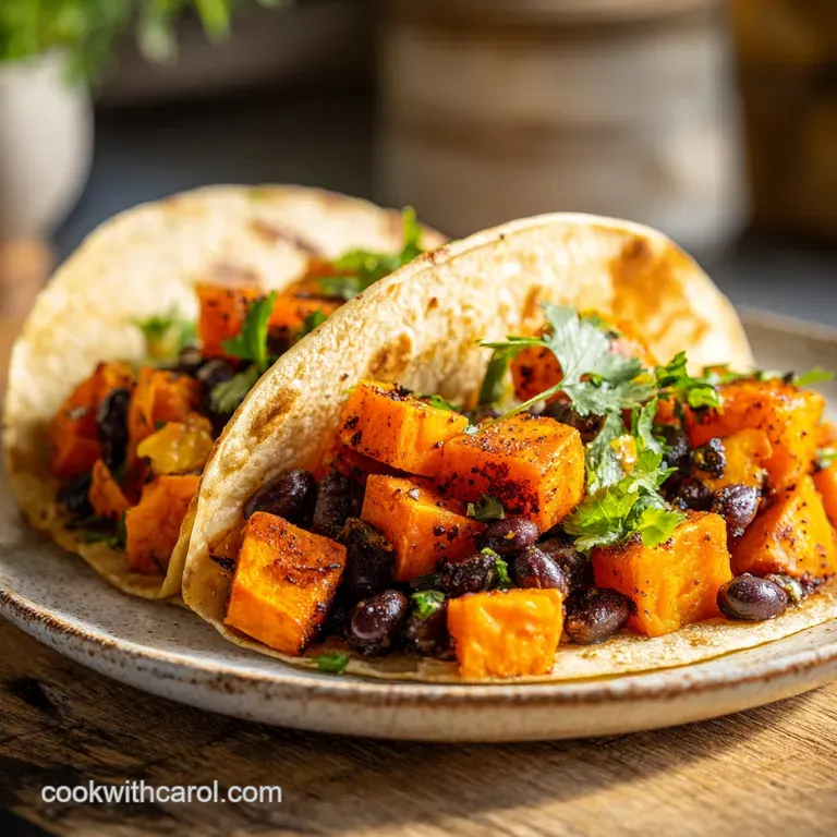 Three toasted tortillas on a matte ceramic plate with bright lime wedges and bowls of vibrant red salsa.