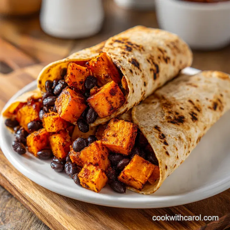 Crispy Sweet Potato Black Bean Tacos: Golden and Vegan