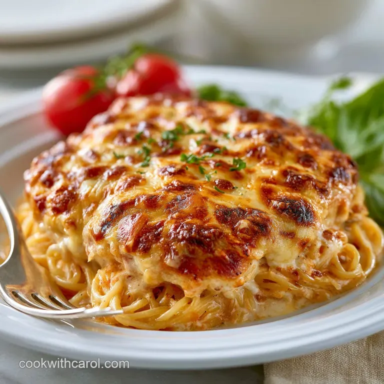 Easy Chicken Tetrazzini: Creamy and Cheesy