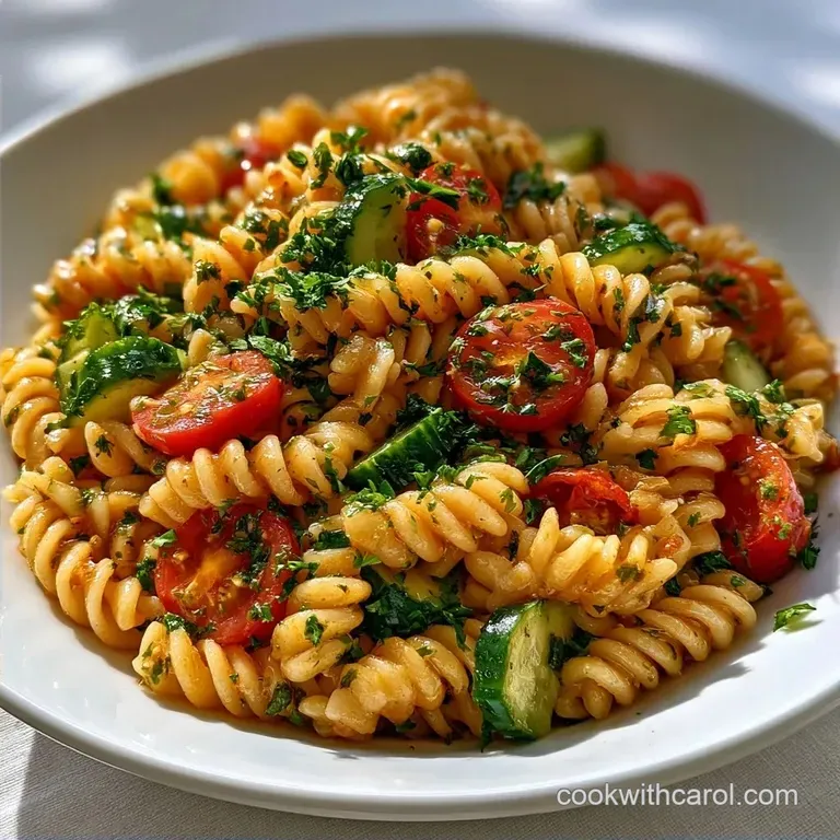 Zesty Lemon-Garlic Pasta Salad