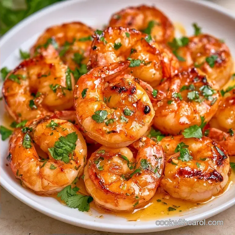 Garlic Lime Grilled Shrimp with Honey
