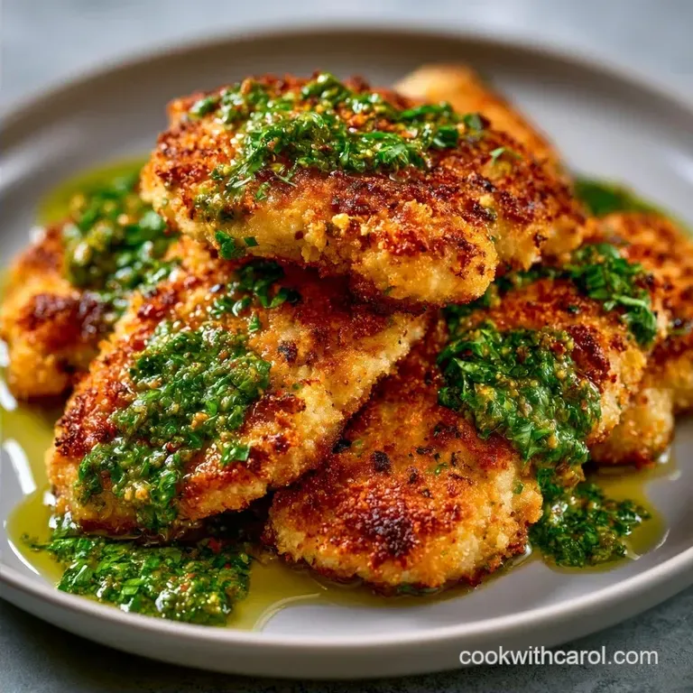 Crispy Garlic Parmesan Pesto Chicken Thighs