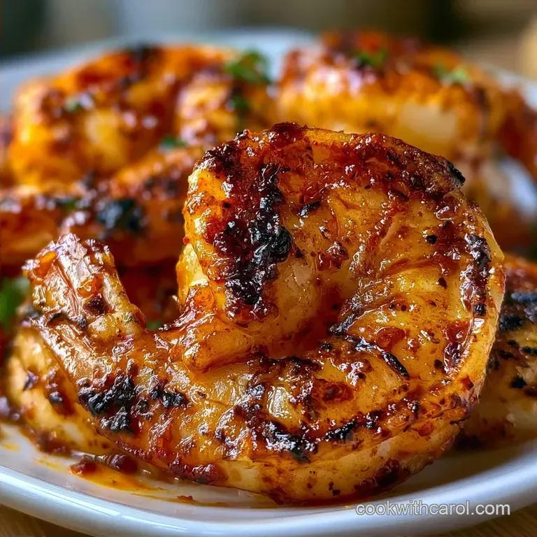 Garlic and Lemon Grilled Jumbo Shrimp