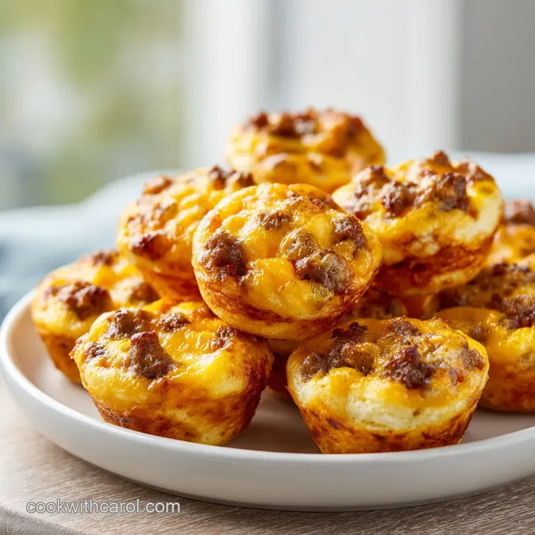High Protein Pancake Sausage Muffins: Savory and Fluffy