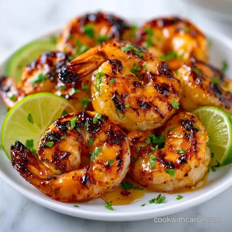 Grilled Shrimp Marinade with Honey and Lime