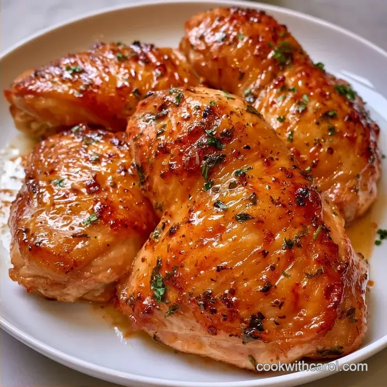 Italian Roasted Chicken Leg Quarters in 55 Minutes