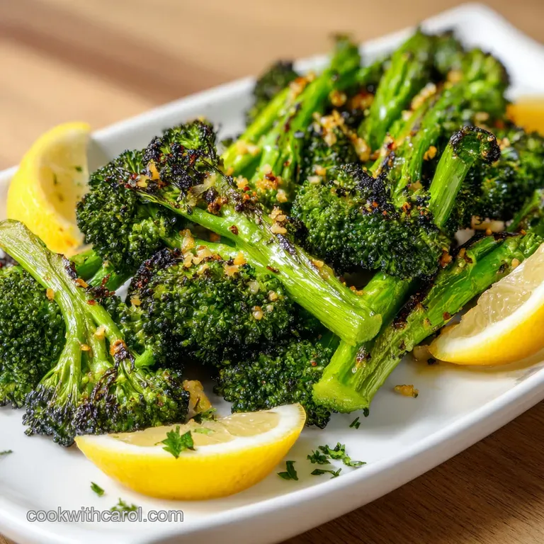 Crispy golden chicken breast nestled beside bright green, tender-crisp roasted broccoli.