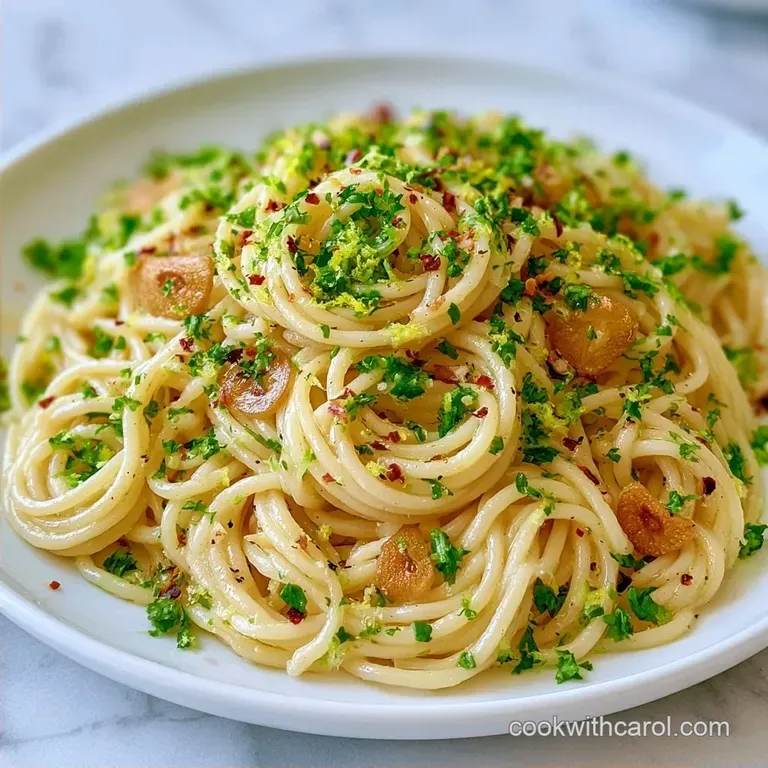 Healthy Lemon Olive Oil Pasta: Velvety and Bright