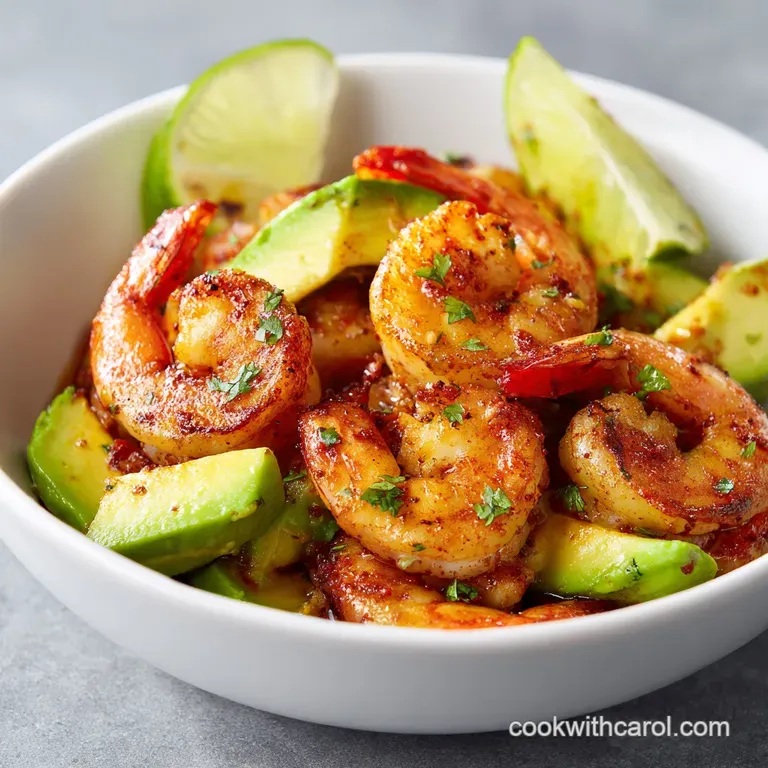 Fresh Zesty High Protein Mexican Shrimp Bowl Meal Prep