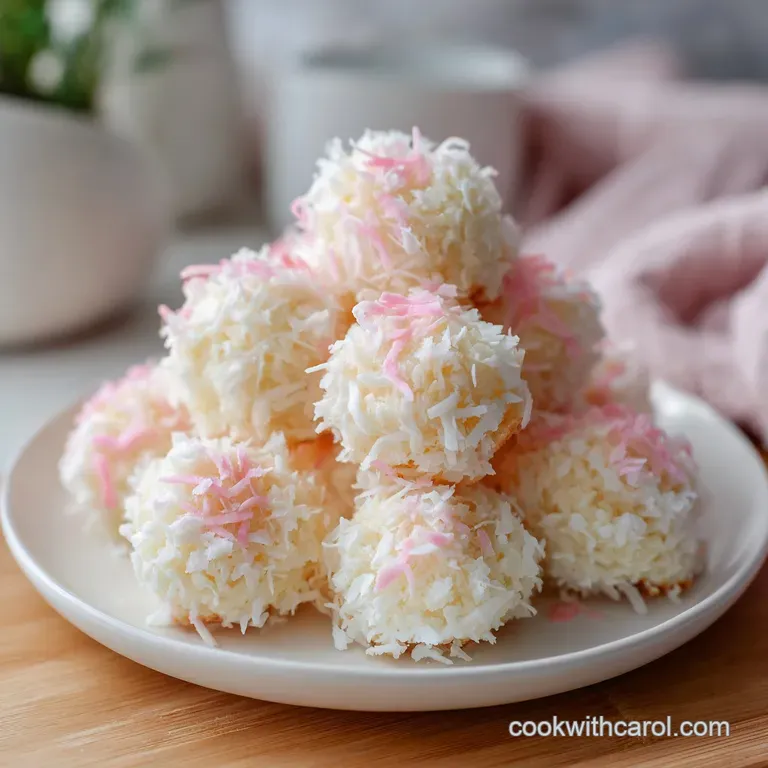Fluffy No-Bake Easter Bunny Coconut Tails