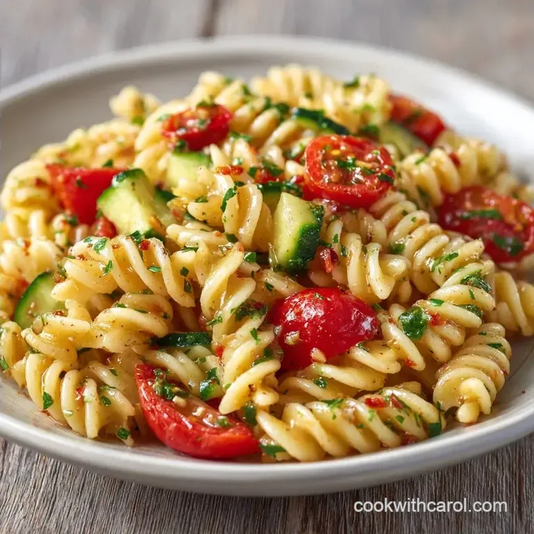 Olive Oil Pasta Salad: Zesty and Fresh