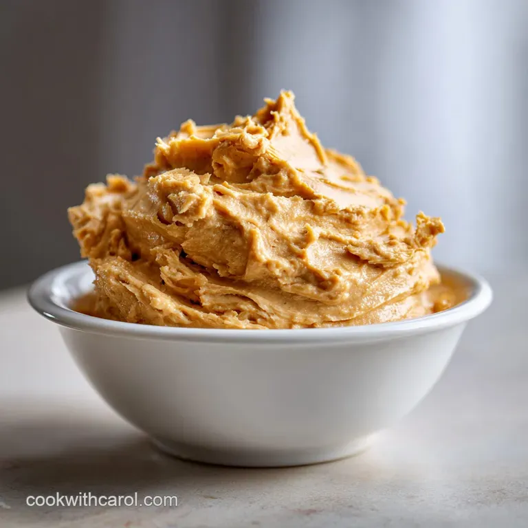 peanut butter fluff - appetizing dish ready to serve