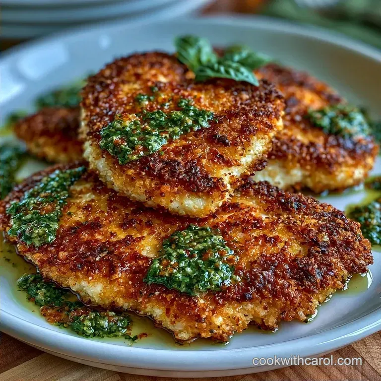 Baked Pesto Parmesan Chicken